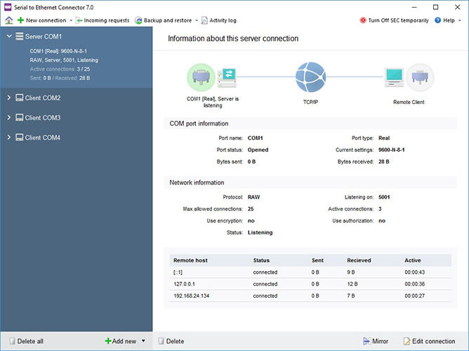 Windows 8 Serial to Ethernet Connector full