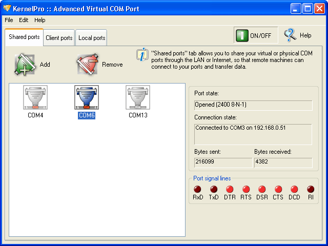 advanced virtual com port